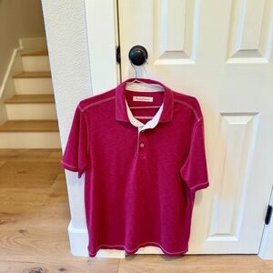 Tommy Bahama Casual Short Sleeved Shirt in Maroon